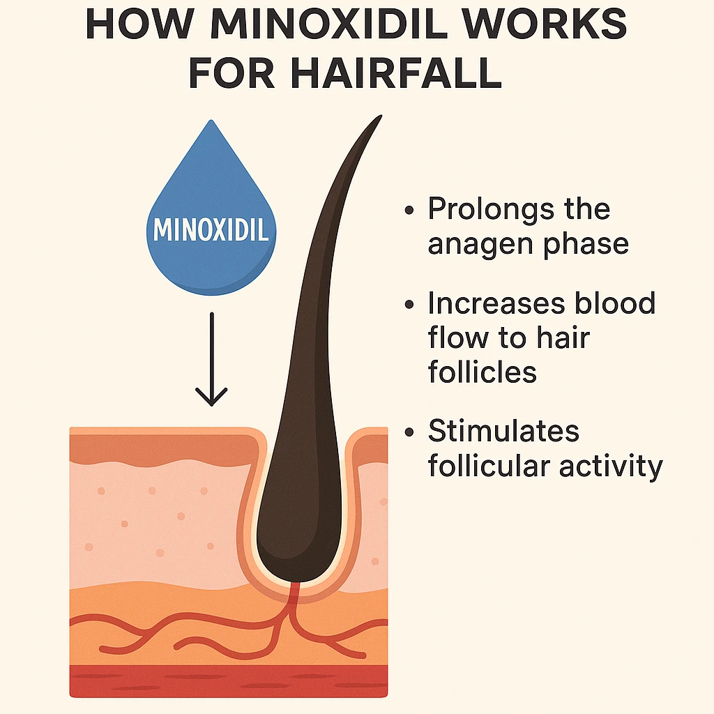 How does minoxidil work for hairfall : A comprehensive guide to understand your unique hairfall needs