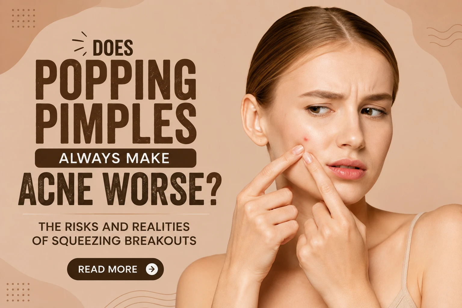 Does Popping Pimples Always Make Acne Worse? The Risks and Realities of Squeezing Breakouts
