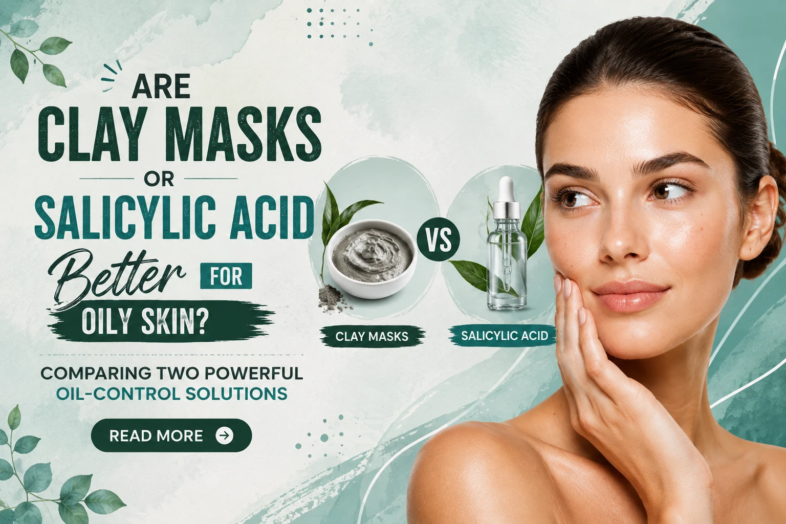 Are Clay Masks or Salicylic Acid Better for Oily Skin? Comparing Two Powerful Oil-Control Solutions
