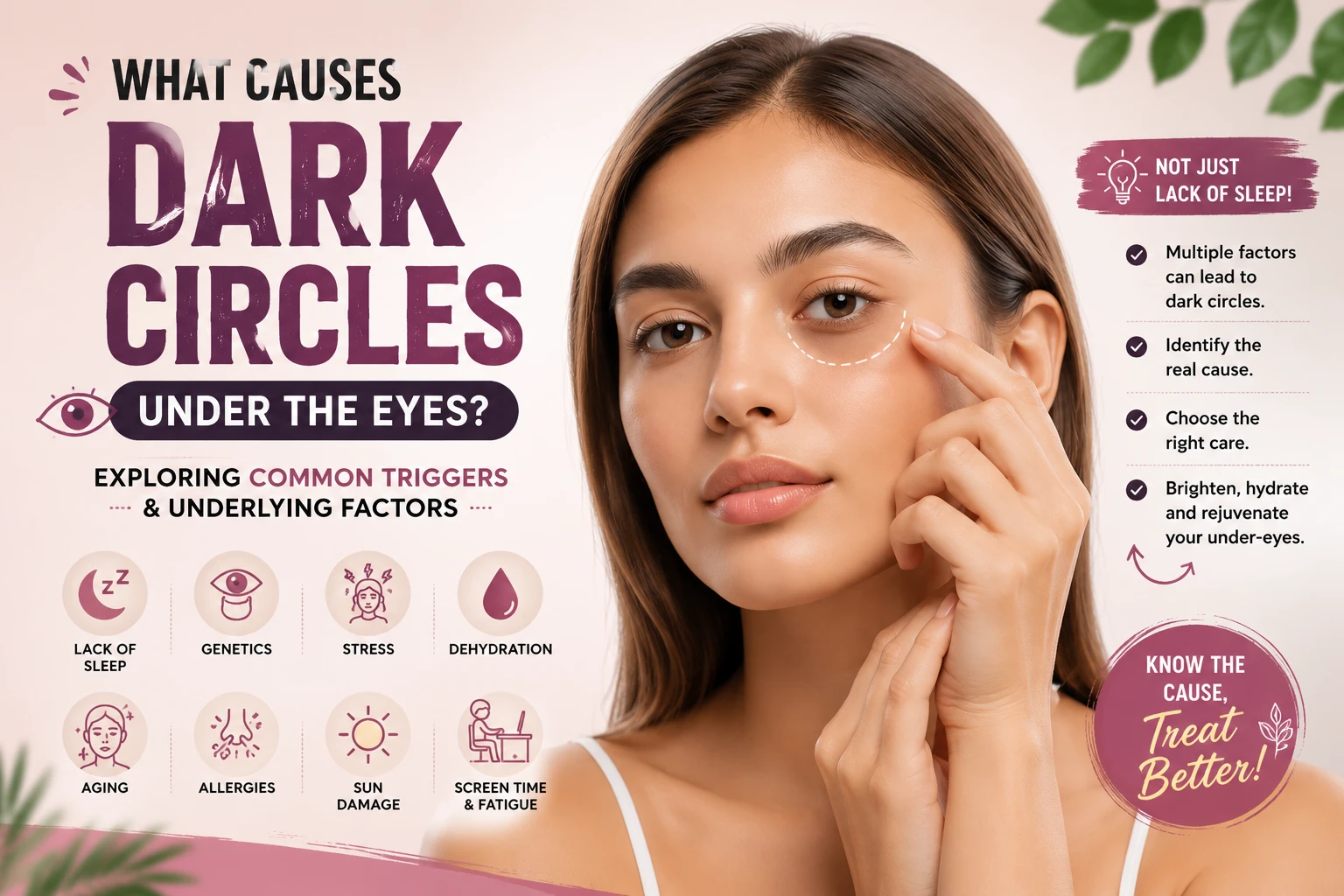 What Causes Dark Circles Under the Eyes? Exploring Common Triggers and Underlying Factors